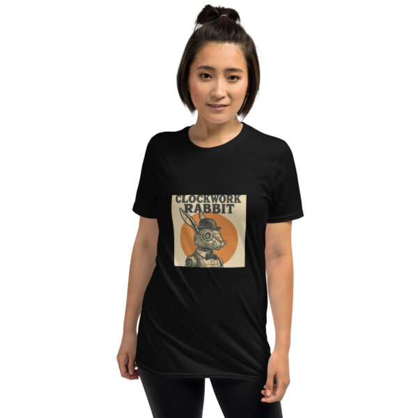Clockwork Rabbit Unisex Semi-Fitted T-Shirt - Image 2