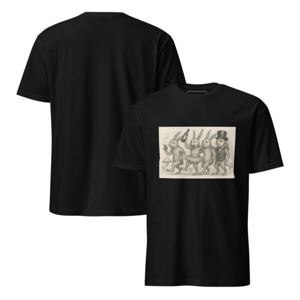 Rabbits on Another Level - Semi-Fitted Unisex T-Shirt - Image 15