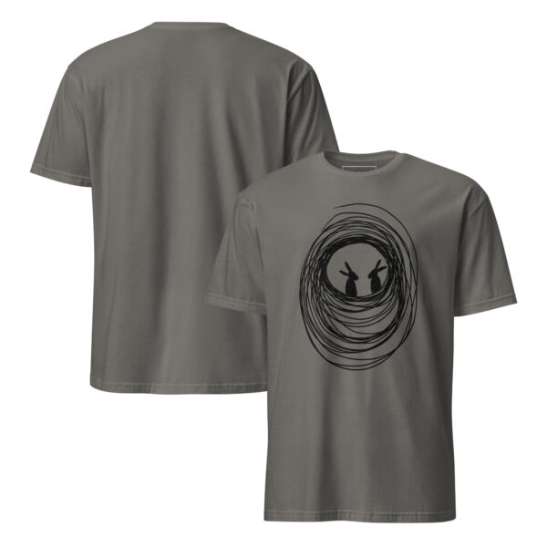 Into The Burrow Black Design Semi-Fitted Unisex T-Shirt - Image 11