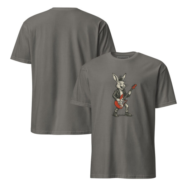 Rock Star Rabbit Unisex Semi-Fitted T-Shirt - Image 8