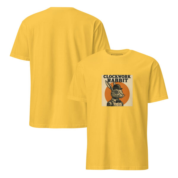 Clockwork Rabbit Unisex Semi-Fitted T-Shirt - Image 14
