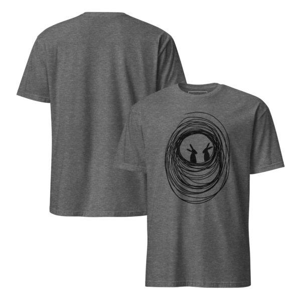 Into The Burrow Black Design Semi-Fitted Unisex T-Shirt - Image 13