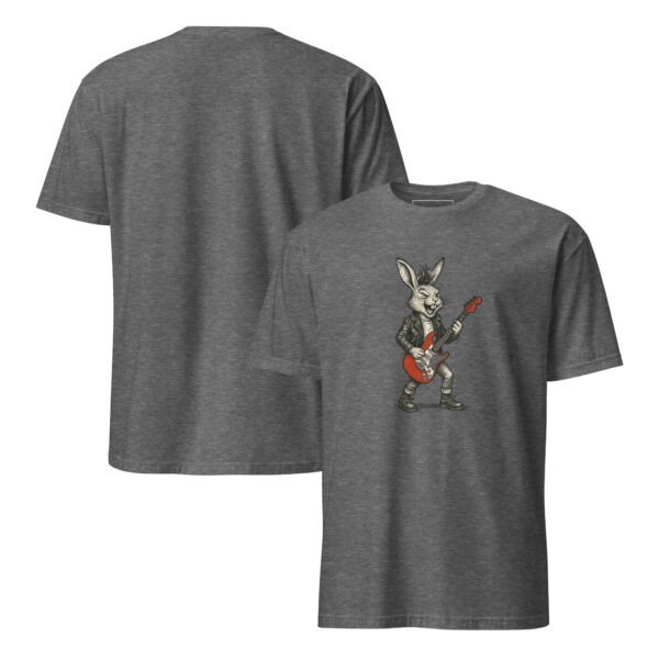 Rock Star Rabbit Unisex Semi-Fitted T-Shirt - Image 10