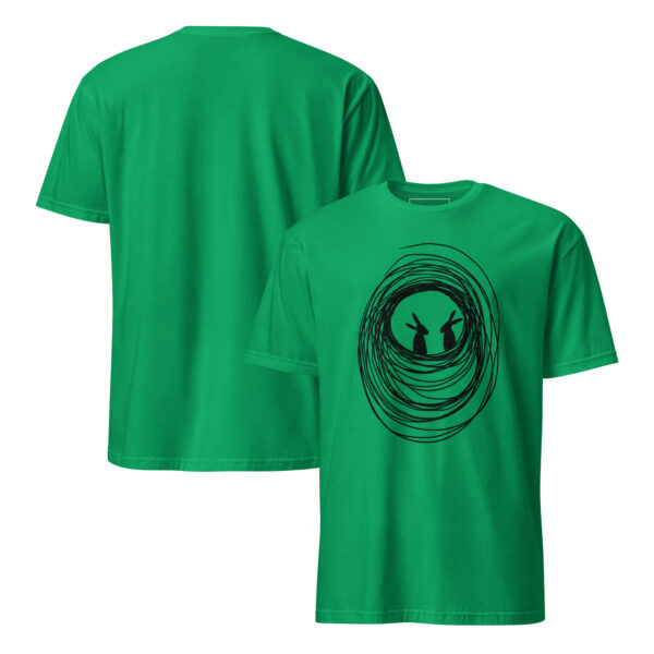 Into The Burrow Black Design Semi-Fitted Unisex T-Shirt - Image 8
