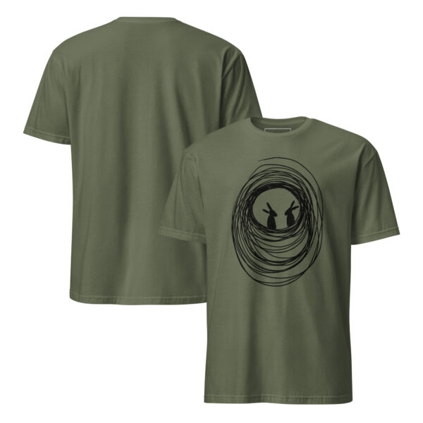 Into The Burrow Black Design Semi-Fitted Unisex T-Shirt - Image 12