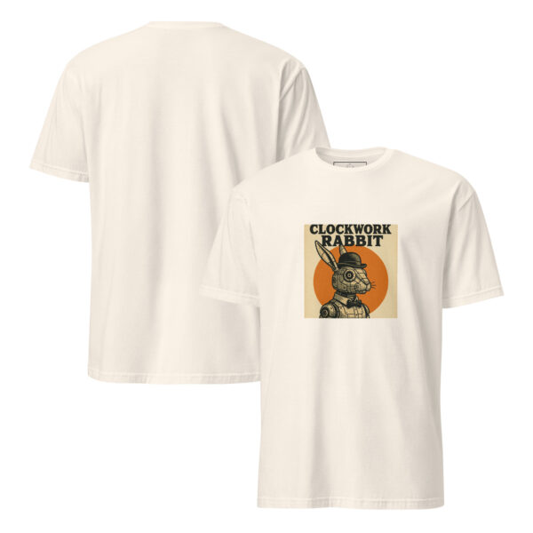 Clockwork Rabbit Unisex Semi-Fitted T-Shirt - Image 17