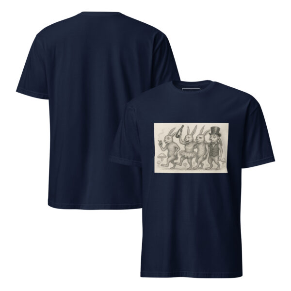 Rabbits on Another Level - Semi-Fitted Unisex T-Shirt - Image 14