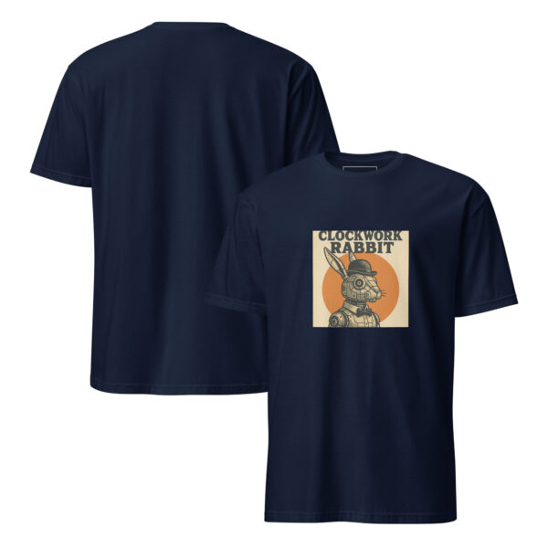 Clockwork Rabbit Unisex Semi-Fitted T-Shirt - Image 5