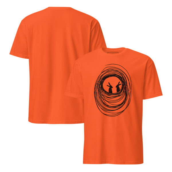 Into The Burrow Black Design Semi-Fitted Unisex T-Shirt - Image 10