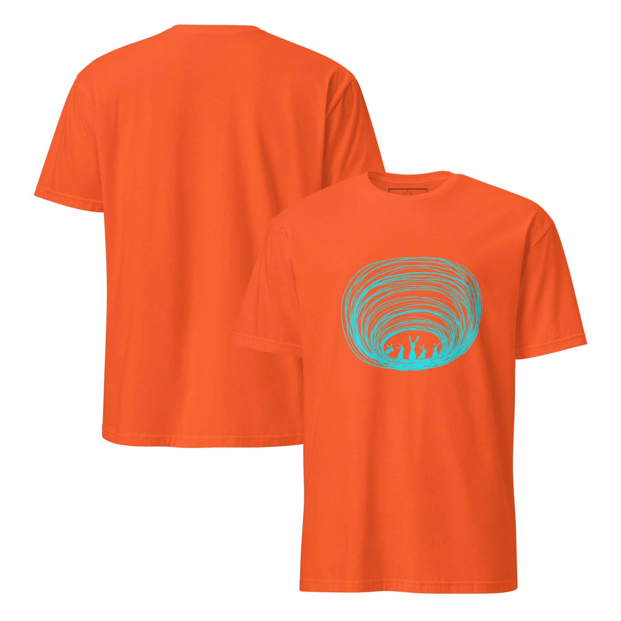 Burrow Buddies Semi-Fitted T-Shirt Turquoise Print - Image 13