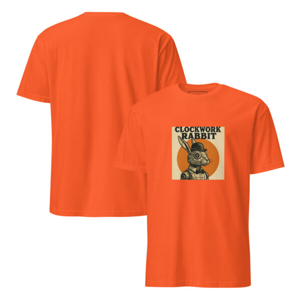 Clockwork Rabbit Unisex Semi-Fitted T-Shirt - Image 11