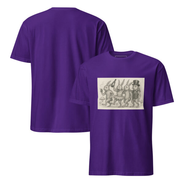Rabbits on Another Level - Semi-Fitted Unisex T-Shirt - Image 13