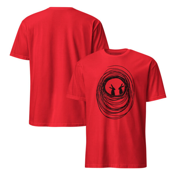 Into The Burrow Black Design Semi-Fitted Unisex T-Shirt