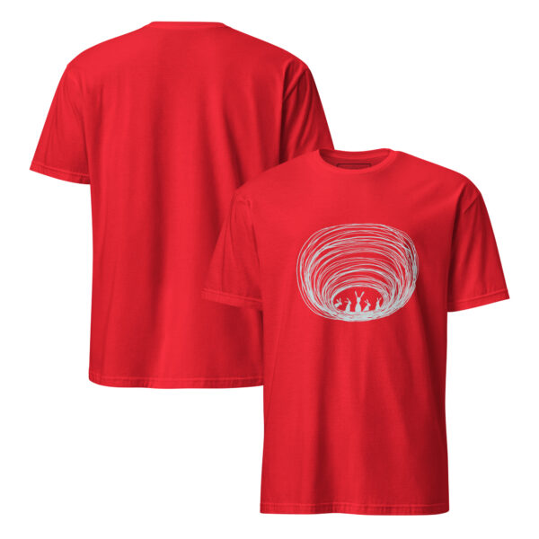 Burrow Buddies Semi-Fitted Unisex T-Shirt Grey Print - Image 7