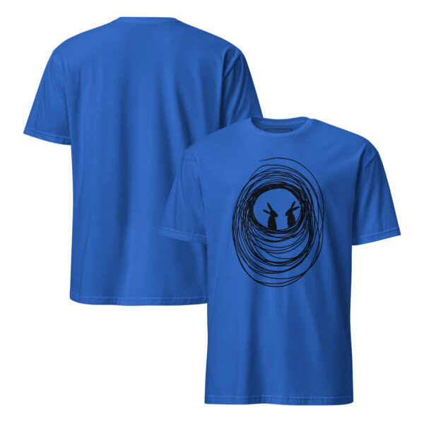 Into The Burrow Black Design Semi-Fitted Unisex T-Shirt - Image 15