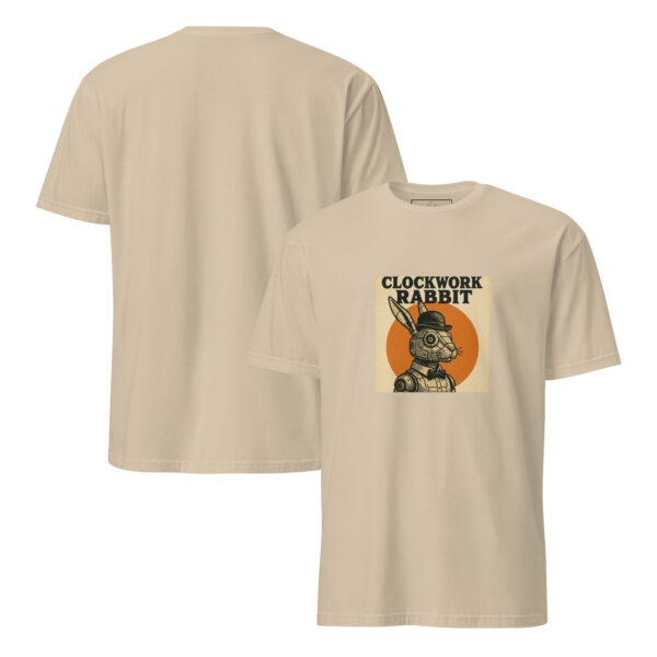 Clockwork Rabbit Unisex Semi-Fitted T-Shirt - Image 13