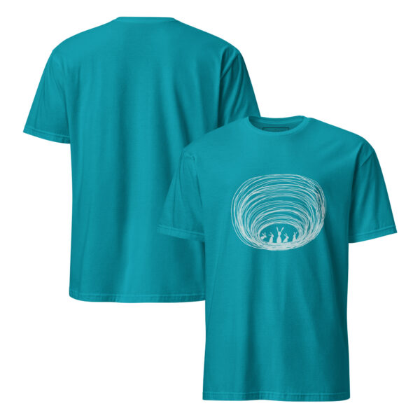 Burrow Buddies Semi-Fitted Unisex T-Shirt Grey Print - Image 14