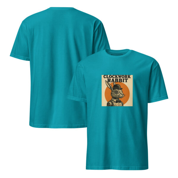Clockwork Rabbit Unisex Semi-Fitted T-Shirt - Image 12