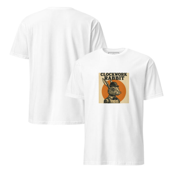 Clockwork Rabbit Unisex Semi-Fitted T-Shirt - Image 18