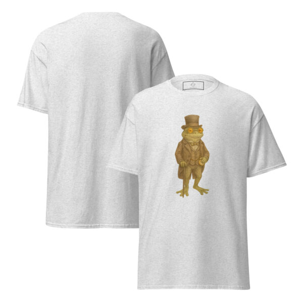 Steampunk Gentleman Frog - Vintage Vibes for Modern Mischief -  Unisex Classic Fit T-Shirt - Image 3