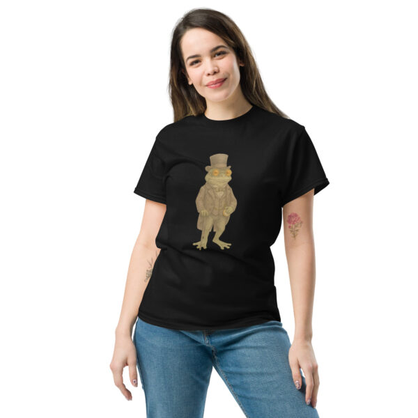Steampunk Gentleman Frog Tee – Vintage Vibes for Modern Mischief Unisex classic tee - Image 20
