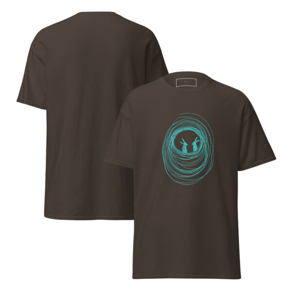 Into The Burrow Turquoise Print Unisex Classic Tee - Image 6