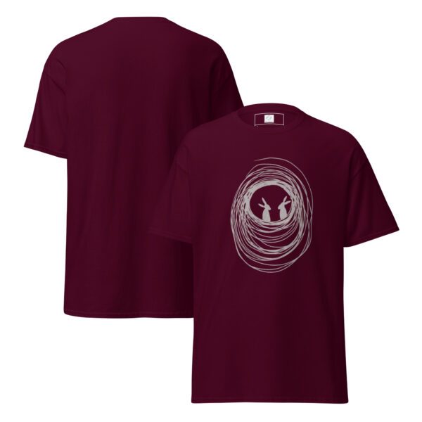 Burrow Buddies Unisex Classic Fit T-Shirt Grey Print - Image 18
