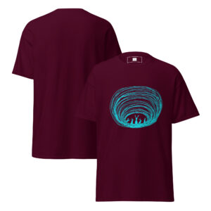Burrow Buddies Classic Fit T-Shirt Turquoise Print