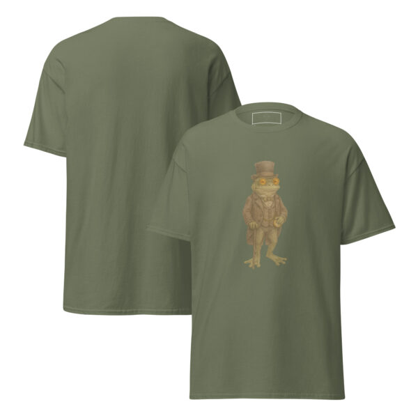 Steampunk Gentleman Frog Tee – Vintage Vibes for Modern Mischief Unisex classic tee - Image 9