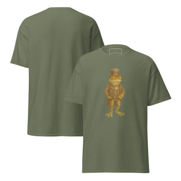 Steampunk Gentleman Frog - Vintage Vibes for Modern Mischief -  Unisex Classic Fit T-Shirt - Image 10