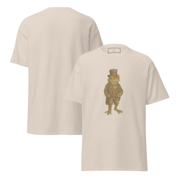 Steampunk Gentleman Frog Tee – Vintage Vibes for Modern Mischief Unisex classic tee - Image 5