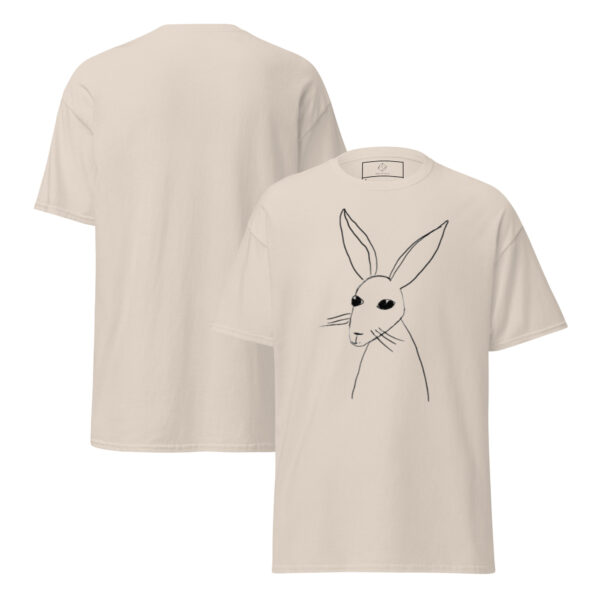 Minimalist Line Art Rabbit Unisex classic tee - Image 5