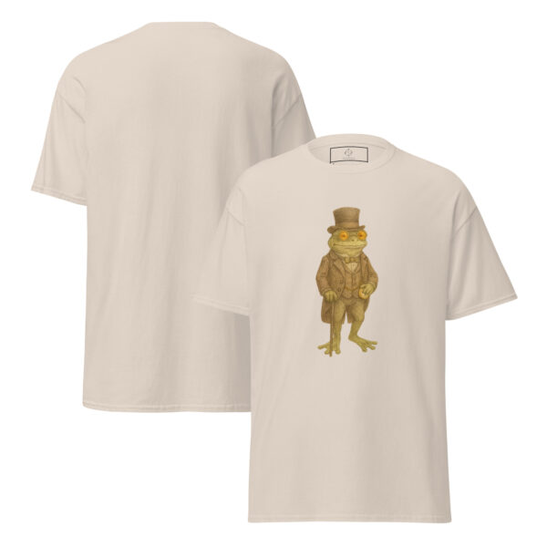 Steampunk Gentleman Frog - Vintage Vibes for Modern Mischief -  Unisex Classic Fit T-Shirt - Image 6