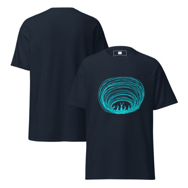 Burrow Buddies Classic Fit T-Shirt Turquoise Print - Image 5