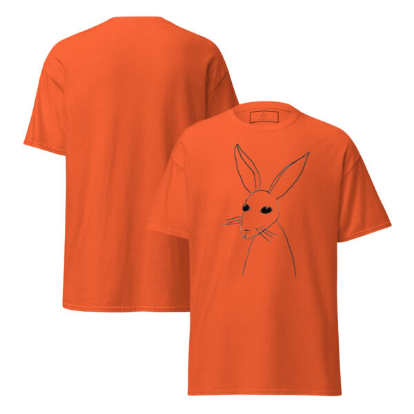 Minimalist Line Art Rabbit Unisex classic tee - Image 13