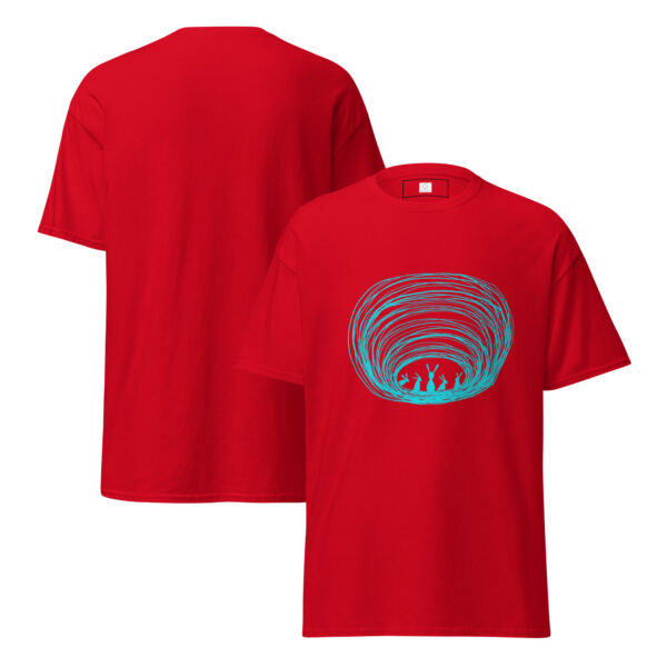 Burrow Buddies Classic Fit T-Shirt Turquoise Print - Image 7
