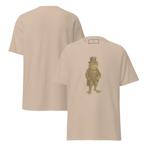 Steampunk Gentleman Frog Tee – Vintage Vibes for Modern Mischief Unisex classic tee - Image 6