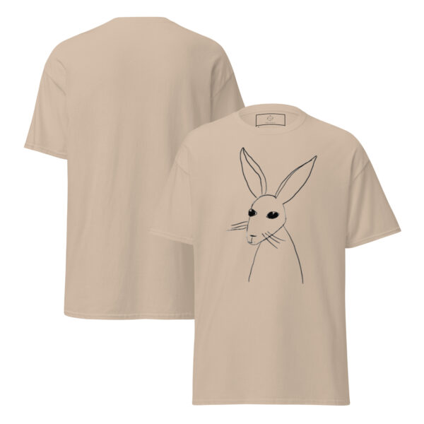 Minimalist Line Art Rabbit Unisex classic tee