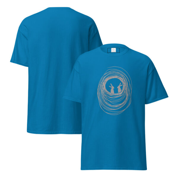 Burrow Buddies Unisex Classic Fit T-Shirt Grey Print - Image 7