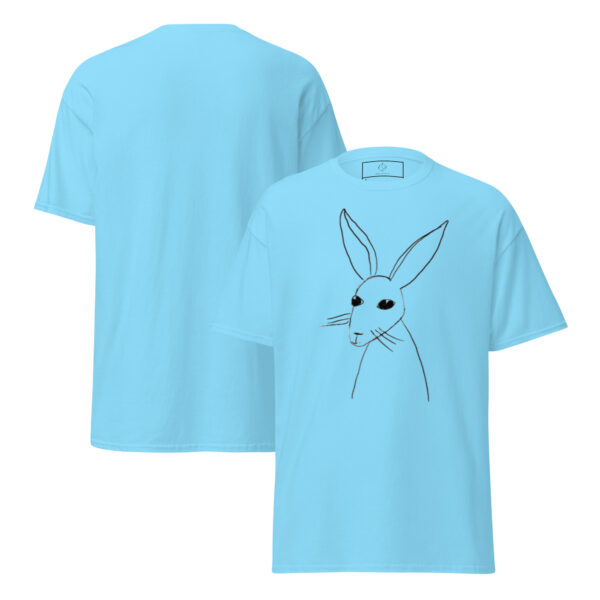 Minimalist Line Art Rabbit Unisex classic tee - Image 6