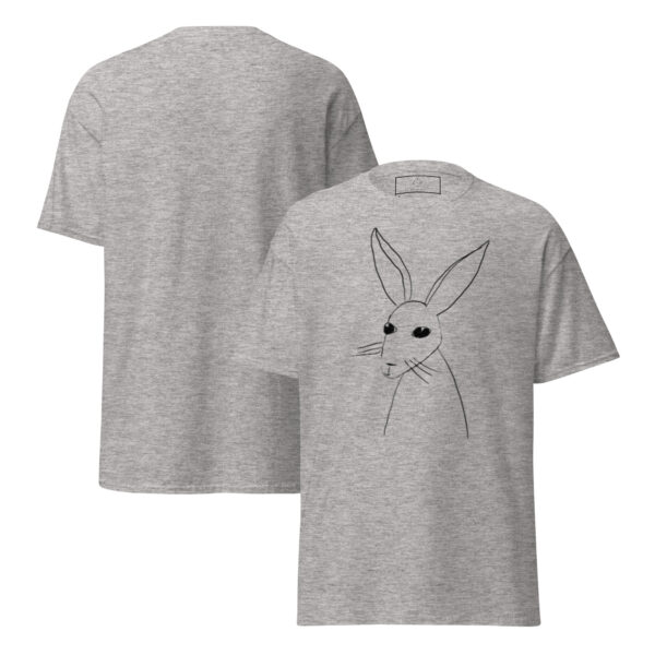 Minimalist Line Art Rabbit Unisex classic tee - Image 9