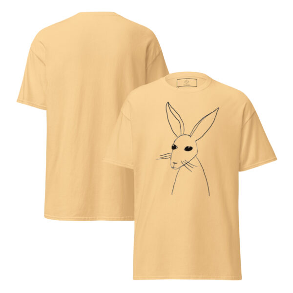 Minimalist Line Art Rabbit Unisex classic tee - Image 4