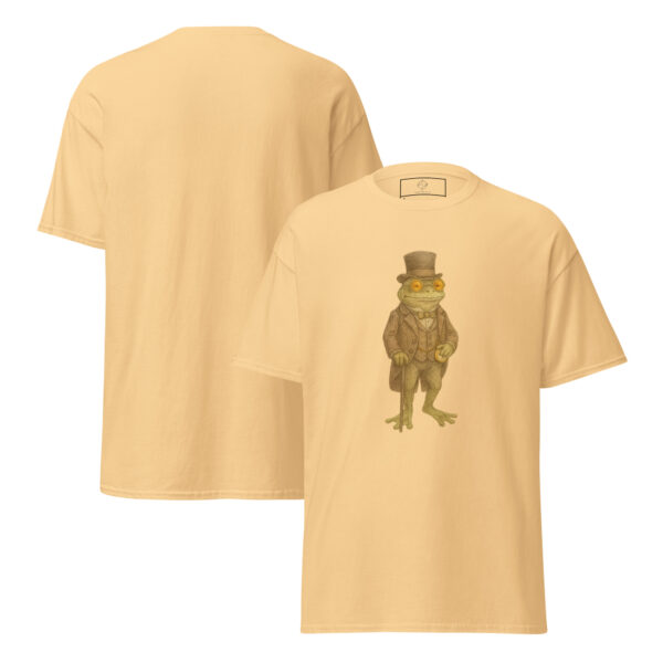 Steampunk Gentleman Frog - Vintage Vibes for Modern Mischief -  Unisex Classic Fit T-Shirt - Image 5