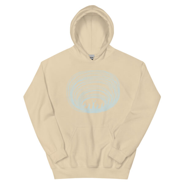 Burrow Buddies Unisex Pullover Hoodie With Front Pouch Grey Print - Image 14