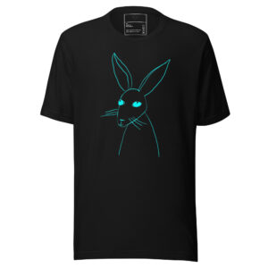 Minimalist Rabbit Black and Navy Unisex Classic Fit ECO T-Shirt