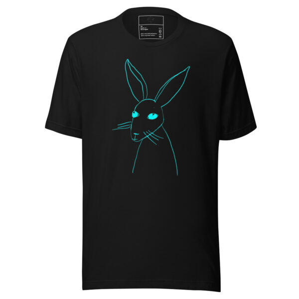 Minimalist Rabbit Black and Navy Unisex Classic Fit ECO T-Shirt