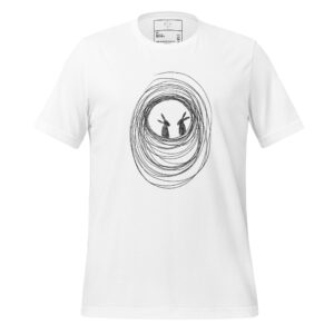 Into the Bunny Burrow Grey Print Unisex Classic Fit ECO T-Shirt