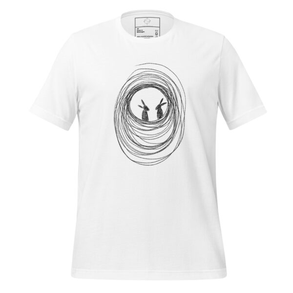 Into the Bunny Burrow Grey Print Unisex Classic Fit ECO T-Shirt