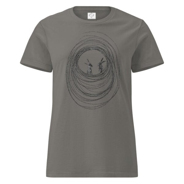 Into the Burrow Grey Print - Semi-Fitted Unisex T-Shirt - Image 3