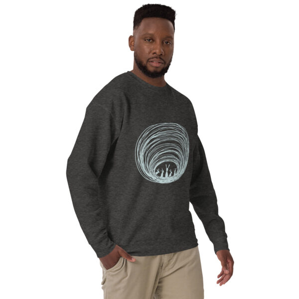 Burrow Buddies Pullover Sweatshirt – Cozy Comfort with a Whimsical Touch Grey Print - Image 3